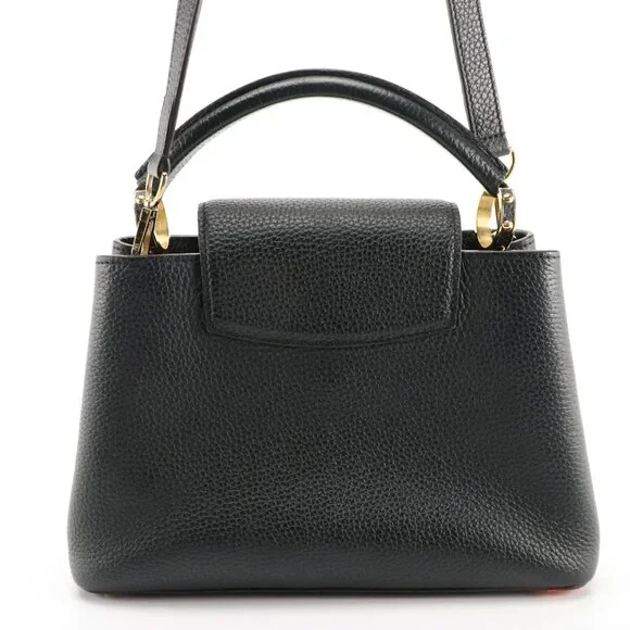 Louis Vuitton Black Taurillon Capucines BB Bag - Picture 4 of 9